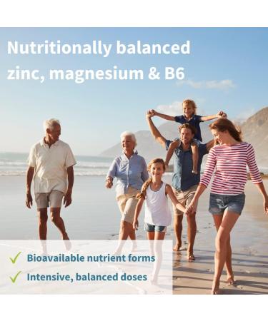 Neurobalance Zinc Magnesium B6 Supplement 120 Tablets | High Absorption Chelated Zinc Picolinate 24mg, Oxide-Free Magnesium & Vitamin B6 for Brain, Immune Support, Sleep & Muscle Recovery by Igennus - Buy Online on GoSupps.com