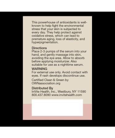 Invite Health - Vitamin C Toning Serum - 2 Fl.oz (2-Pack) - Buy Online on GoSupps.com