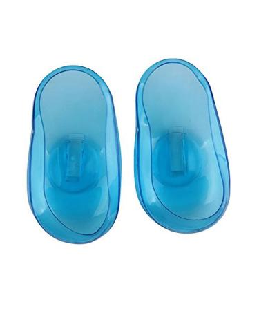4Pcs/2Pairs Blue Silicone Hair Dye Ear Cover Protector Set - Buy Online on GoSupps.com