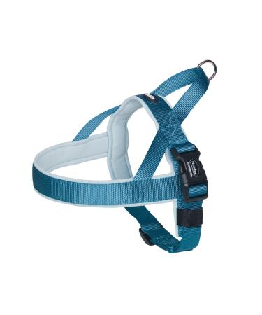 Nobby Norwegian harness Classic Preno light blue/light blue L: 75-98 cm + 62 cm W: 40/45 mm 1 piece 75 - 98 cm+62 cm/40 45 mm light blue
