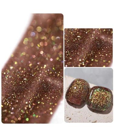 15ML DIY Nail Varnish Shiny Diamond Gel Manicure Gel Nail Polish Glitter Nail Gel Sequins Gel Nail Nail Phototherapy Gel - (Color: 7)