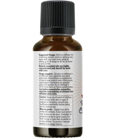 NOW Pumpkin Spice Essential Oil Blend 30mL - Buy Online on GoSupps.com