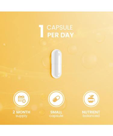 High Strength Vitamin D3 K2 Capsules - 4000 IU D & 100mcg K MK7 - Coconut MCTs for Absorption | 60 Capsules, 2 Month Supply | UK Made & Vegetarian - Buy Online on GoSupps.com