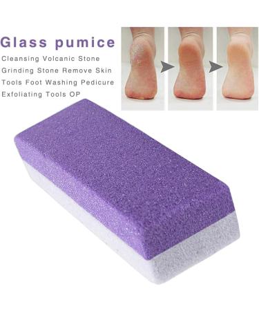 Piede Pomice Piedi Scrubber Rimozione | Della Pelle Morta | Pomice Di Vetro Pietra Pomice Per Piedi Callosi | Lima Esfoliante In Vetro Per Calli | Strumento Levigante Per Talloni E Piedi Secchi - Buy Online on GoSupps.com