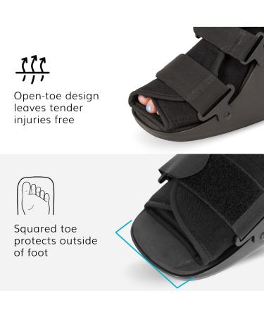 BraceAbility Short Walking Boot - Orthopedic Medical Walker for Broken Toe Sprained Ankle Metatarsal Stress & Post-Op Support | Left/Right Foot - Fits Men & Women (M - Buy Online on GoSupps.com