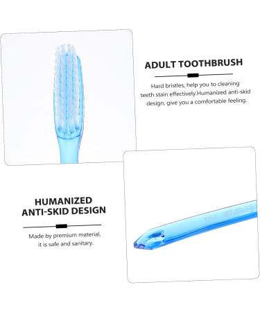 Buy Gatuida 48 STK Prosthesis Clean Bristle Toothbrush - Hard Bristle Adult Family Pack | International Shipping Available - Buy Online on GoSupps.com