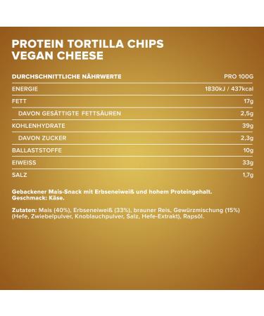 Ironmaxx Vegan Tortillas - High Protein Vegan Cheese | Low Fat Palm Oil-Free Gluten-Free Snack 60g - Buy Online on GoSupps.com