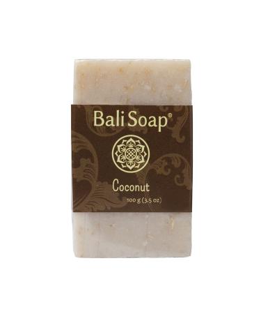 Bali Soap - Coconut Natural Soap - Bar Soap for Men & Women - Bath Body and Face Soap - Vegan Handmade Exfoliating Soap - 3 Pack 3.5 Oz each Coconut 3.5 Ounce (Pack of 3)