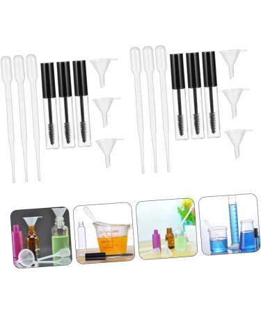 FOMIYES 2 Sets Mascara Tube Empty Lip Gloss Tube Empty Mascara Mini Lip Gloss Mini Funnels Lash Wand Abs - Buy Online on GoSupps.com