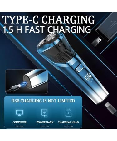 Buy Waterproof Electric Head Shavers for Bald Men - 4D Floating Razor with Pop-up Trimmer & LCD Indicator | International Shipping Available - Buy Online on GoSupps.com