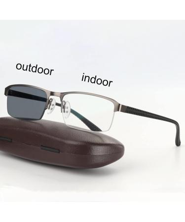 JHDXL Blue Light Blocking Reading Glasses +1.25 - Gray Anti-Eye Strain Computer Readers with Clear Magnification - Buy Online on GoSupps.com