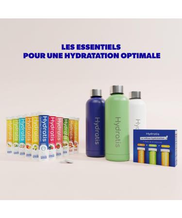 HYDRATIS - Pastilles Hydratation Electrolytes - Mix 4 Parfums + Gourde 500 ml Jaune - Am liore l'Hydratation et Favorise l' nergie - Formule Isotonique - Sport. R cup ration (80 Pastilles) Gourde Jaune - Buy Online on GoSupps.com