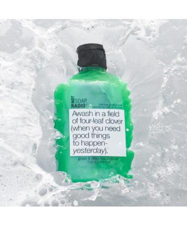 Not Soap Radio Awash in a Field of Four Leaf Clover - 12.17 oz Bath/Shower Gel for Good Luck | International Shipping Available - Buy Online on GoSupps.com