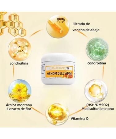 3PCS Bostore Canadian Bee Venom Alleviating Bone Pain Cvreoz Australian Honey Bee Cream New Zealand Bee Venom Joint Relief Cream Joint Relief Gel Pain Relief Cream - Buy Online on GoSupps.com