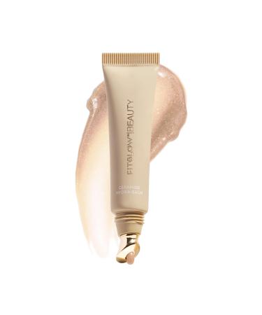 Fitglow Beauty Ceramide Hydra-Balm Lip Gloss | Hydrating Lip Serum with Peptides & Glutathione | Plumping & Anti-Aging Lip Skincare | Dry & Chapped Lip Repair | Vegan & Cruelty-Free | 12g - Bubbles