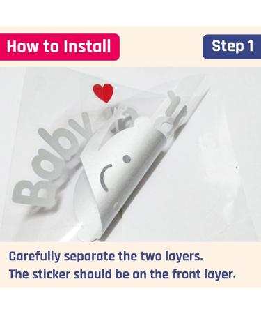 Buy 2 Pieces Baby on Board Car Stickers - 120mm x 120mm | International Shipping Available - Buy Online on GoSupps.com
