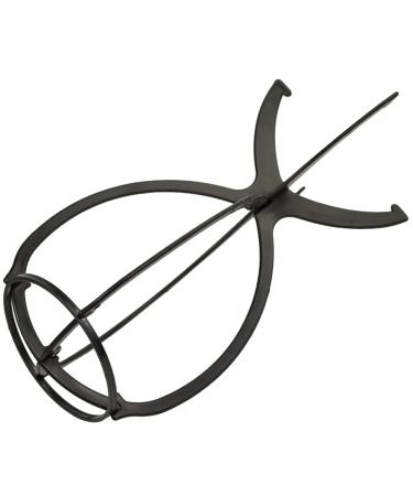 Wig Stand Holder - Rbenxia 6pcs Portable Durable Plastic Folding Hairpieces Display Tool - Black - Buy Online on GoSupps.com