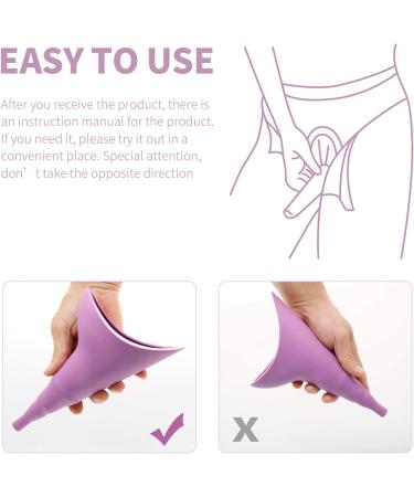 KPOKPO Female Urination Device - Reusable Silicone Portable Urinal Cup for Women - Standing Pee for Camping and Outdoor Activities - Buy Online on GoSupps.com