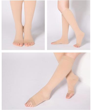WSYKC Compression Stockings - 23-32 mmHg Versatile Use at Home or Sleep Skin Color Ideal for Doctors Teachers & Athletes - Buy Online on GoSupps.com