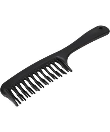 arlote Black Double Row Tooth Detangler Hair Comb Shampoo Comb with Handle for Long Curly Wet Hair - Buy Online on GoSupps.com
