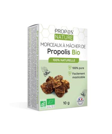 About Nature Organic Pure Propolis to chew (Certified Ab) - Capacity: 10 g