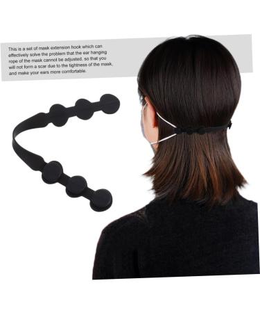 Buy Healvian Adjustable Masking Hooks - 30 STK Extension Buckle for Comfortable Mask Fit | Elastic Mask Strap Holders - 18x1.9cm - 3pcs - Buy Online on GoSupps.com