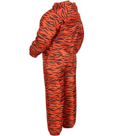 Regatta Kids Print Splat 2 Snowsuit 18 Months - Blaze Orange Tiger | Shop Now - Buy Online on GoSupps.com
