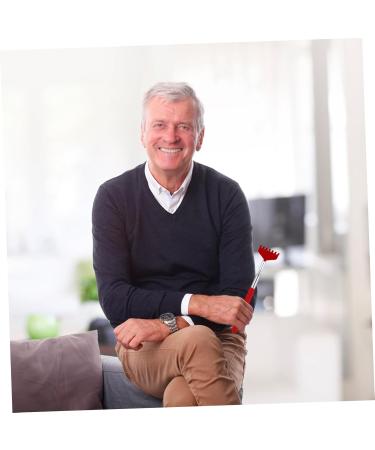 Buy Minkissy 2pcs Telescopic Tickle Rake Red Scraper | Multifunctional Stainless Steel Tool for Efficient Cleaning - International Shipping Available - Buy Online on GoSupps.com