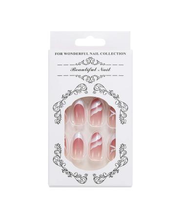 Brishow Coffin Pink Artificial Nails - 24pcs Ballerina Acrylic Press On Full Cover for Women & Girls - Fast International Shipping - Buy Online on GoSupps.com