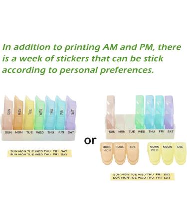Patented Angled Pill Organizer - Easy 3 Times a Day Weekly Medicine Case for Travel & Home - Buy Online on GoSupps.com