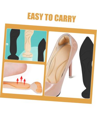 VALICLUD High Heel Insole Pads for Women - Comfortable Cushion Inserts for All High Heels - 2 Pairs of Polyester Shoe Inserts - Buy Online on GoSupps.com