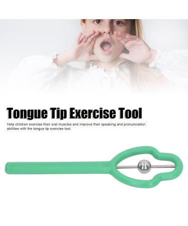 Tongue Top Exercise Trainers | Enhance Mouth Muscle Flexibility & Clarity | Portable & Safe Green Design - Buy Online on GoSupps.com