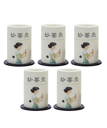 5ST MOXIBUSITION-BOX Mini-MoXA sticks Multifunctional blood circulation promote health residential accessory accessories for moxibustion main AI-Box Moxibusche instrument Moxibustion pot