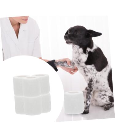 FRCOLOR 6pcs Elastic Finger Dog & Cat Self-Adhesive Multi-Function Pet Supplies - Portable White 450x5CM - Buy Online on GoSupps.com