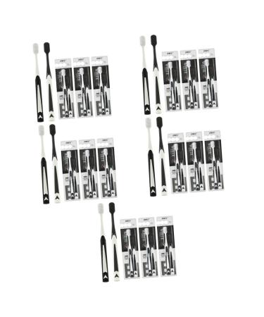 Healeved 20 Pairs Toothbrush TPE Lovers Supplies Manual
