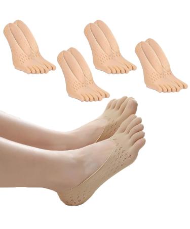 VCNTK Projoint Antibunions Health Sock Bunion Corrector for Women and Men Anti Bunions Socks Strongjoints Bunion Relief Socks Split Toe Orthopedic Compression Bunions Socks (4complexion)