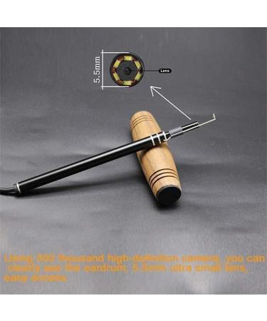 QIYUDS Ear Wax Removal Endoscope USB Otoscope Camera with LED Lights for iOS & Android - Buy Online on GoSupps.com