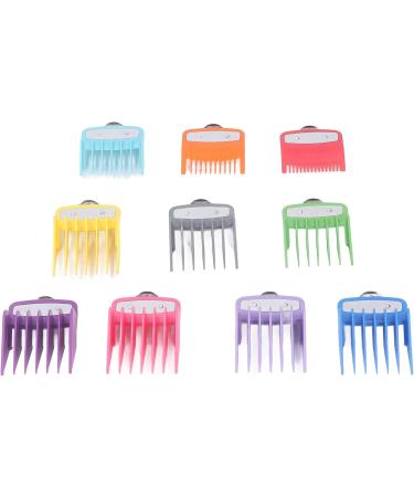 Hair Clipper Guards 10 Sizes Clippers Guards Colorful Number Clipper Guard Hair Clipper Guide Comb Compatiable for Hair Clippers Trimmers Attachment - Buy Online on GoSupps.com