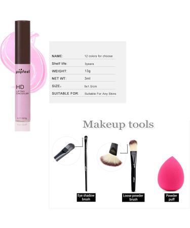 RoseFlower 20Pcs Professional Makeup Set - All-In-One Essential Starter Set with Cosmetic Bag, Eyeshadow Palette, Lip Gloss, and Foundation Brush | Makeup Gift Sets for Women - Buy Online on GoSupps.com