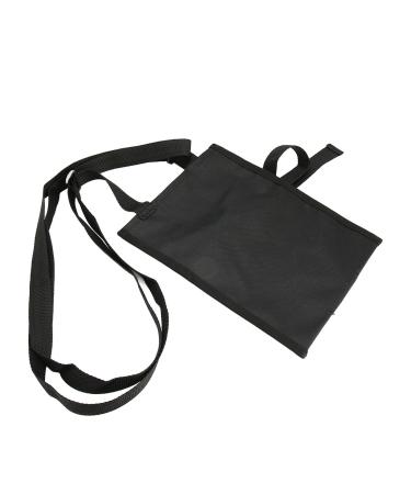 Urine Catheter Bag Cover 1000ml Adjustable Waterproof Reusable Catheter Leg Bag Holder for Outdoor Plane Travel Black