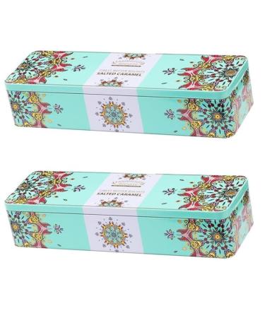 Farmhouse Traditional made Luxury Finest Butter Biscuits Salted Caramel Gift Tin cookies- 225 Grams x 2 Perfect for Gifting for him & Her Mothers & Fathers Day Teacher Day Easter Christmas  - Buy Online on GoSupps.com