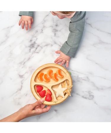 Tiggi Baby Weaning Set - Bamboo Suction Plates & Bowls | Perfect Suction Plate & Bowl Set for Babies | Ideal Weaning Gift Set (Soft Mint) - Buy Online on GoSupps.com
