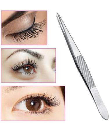 Dajidafu 4X Pointed Tweezers Craft Tweezers Smooth Stainless Steel Finely Processed High Tech High-precision Tweezer Silver - Buy Online on GoSupps.com