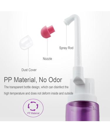 Brigtviee Portable Bidet - Intimate Care Shower for Women in Puerperium Travel Peri Bottle for Postpartum & Maternal Care - Buy Online on GoSupps.com