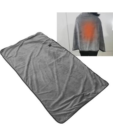 Portable USB Heating Scarf - Adjustable Temperature Plush Scarf for Home Camping & Neck Relief - Buy Online on GoSupps.com