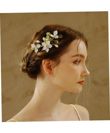 DOITOOL Flower Comb Hair Comb Bridesmaid Hair Accessories Crystal Hair Accessories Flower Decor Flower Headpiece Wedding Decor Wedding Hair Accessories Tiara Beautiful Metal - Buy Online on GoSupps.com