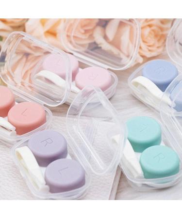 Buy 1pc Glasses Cosmetic Contact Lenses Box | Travel Kit for Contact Lenses | Colorful Case for Eyes - International Shipping Available - Buy Online on GoSupps.com