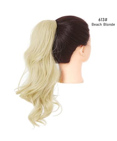 Buy 26 Blonde Pink Wavy Curly Hair Ponytail Extensions - Claw Clip Synthetic Afro Wig - International Shipping Available - Buy Online on GoSupps.com