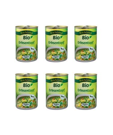 Reichenhof Bio Vegan Pea & Lentil Stew Bundle - 6 Pack (6 x 400g) | Organic Healthy & International Shipping - Buy Online on GoSupps.com