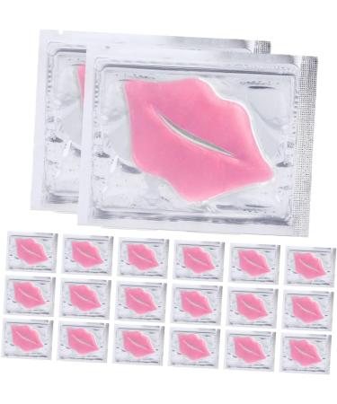 FOMIYES 40 Pcs Exfoliating Lip Masks - Plump & Hydrate Lips Anti-Aging Lip Treatments Ideal for Lip Care & Sleep - Collagen Enriched Pink - Buy Online on GoSupps.com